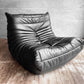 リーンロゼ ligne roset トーゴ TOGO 1Pソファ 1人掛けソファ PVCレザー ブラック ミッシェル・デュカロワ Michel Ducaroy 定価￥152,900- 美品 ♪