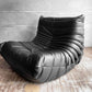 リーンロゼ ligne roset トーゴ TOGO 1Pソファ 1人掛けソファ PVCレザー ブラック ミッシェル・デュカロワ Michel Ducaroy 定価￥152,900- 美品 ♪