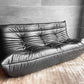 リーンロゼ ligne roset トーゴ TOGO 3Pソファ 3人掛けソファ PVCレザー ブラック ミッシェル・デュカロワ Michel Ducaroy 定価￥283,800- 美品 ♪