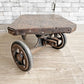 Edward Deane & Beale. バンカーズトローリー 車輪付き ローテーブル ファクトリー インダストリアル 工業系 UKビンテージ ●