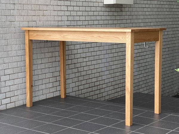 無印良品 MUJI オーク材 パーソナルデスク ワークテーブル W110 引出し付 ナチュラル シンプル ■