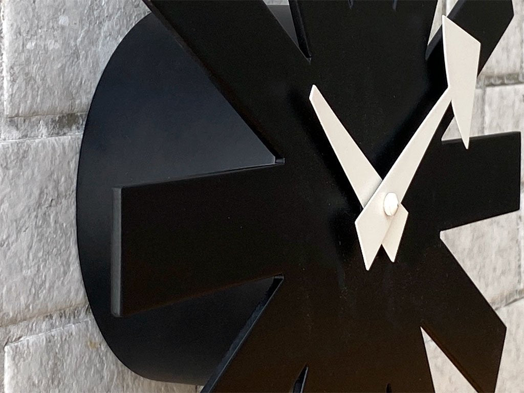 ヴィトラ Vitra ジョージネルソン George Nelson アスタリスククロック Asterisk Clock ブラック ミッドセンチュリー ■