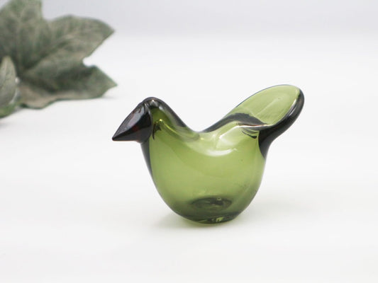 イッタラ iittala Birds by Toikka シエッポ Sieppo モスグリーン コッパー オイバ・トイッカ イッタラバード 箱付 ◎