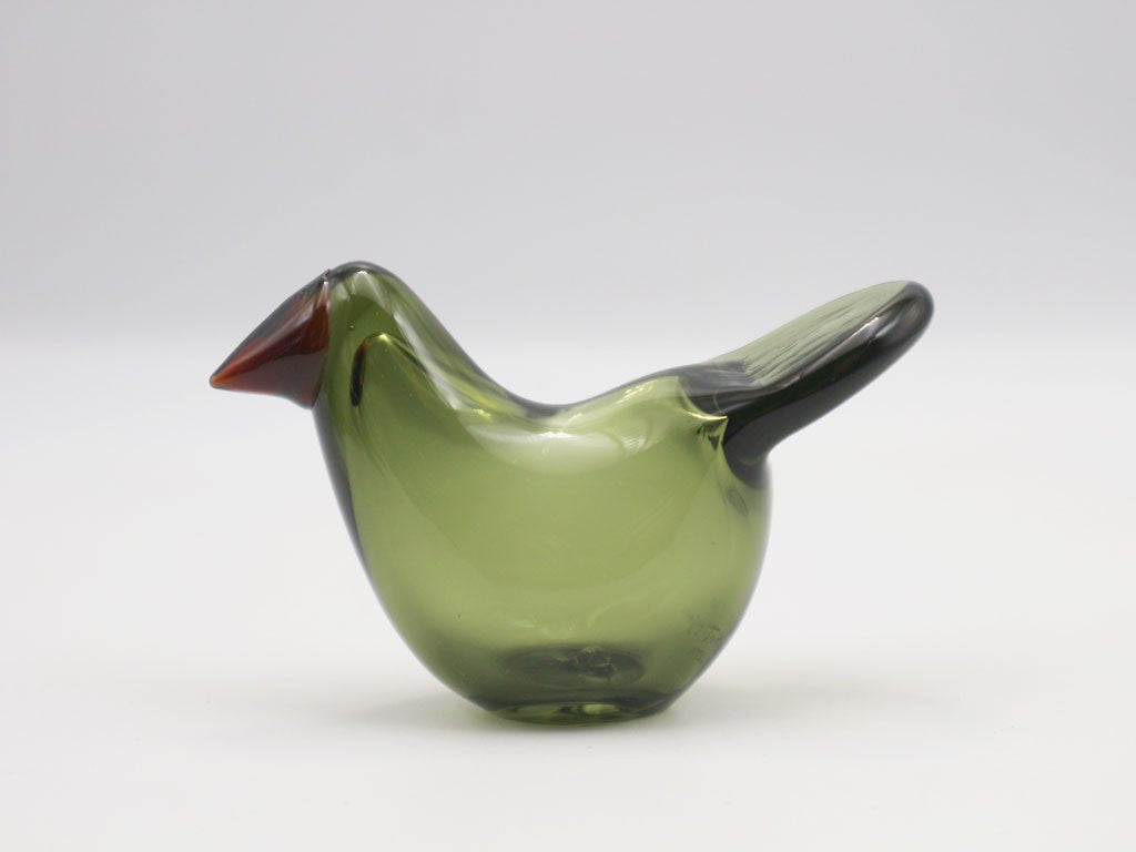 イッタラ iittala Birds by Toikka シエッポ Sieppo モスグリーン コッパー オイバ・トイッカ イッタラバード 箱付 ◎