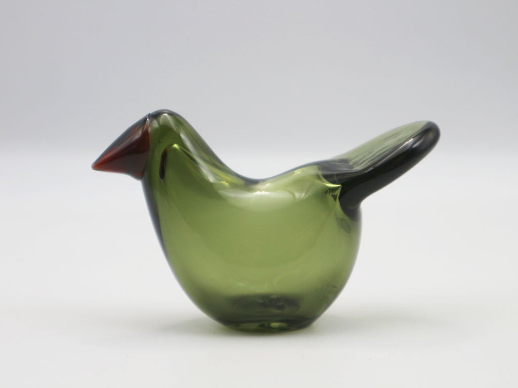 イッタラ iittala Birds by Toikka シエッポ Sieppo モスグリーン コッパー オイバ・トイッカ イッタラバード 箱付 ◎