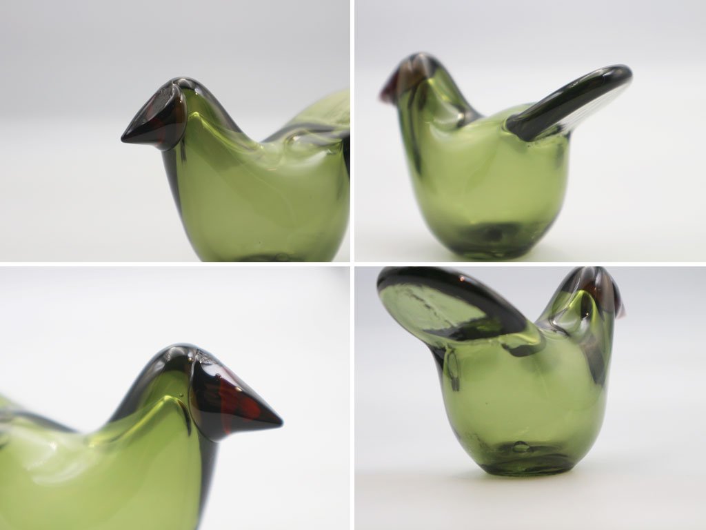 イッタラ iittala Birds by Toikka シエッポ Sieppo モスグリーン コッパー オイバ・トイッカ イッタラバード 箱付 ◎