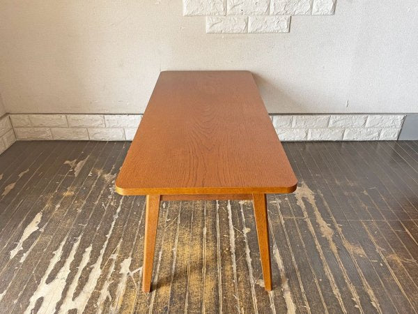 パシフィックファニチャーサービス PACIFIC FURNITURE SERVICE DH ティーテーブル DH TEA TABLE Sサイズ オーク材 ダークブラウン ローテーブル P.F.S ◎