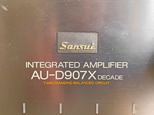 サンスイ Sansui AU-D907X DECADE プリメインアンプ オーディオ 1985年販売モデル 当時定価￥193,000- 希少 ●