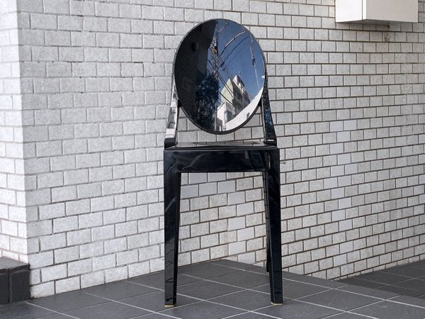 カルテル Kartell ビクトリアゴースト VICTORIA GHOST ダイニングチェア ブラック スタッキング フィリップ・スタルク ■