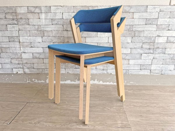 トン TON メラーノ Merano ダイニングチェア スタッキングチェア CY060A クッション仕様 ビーチ材 ナチュラル Alex Gufler 2脚セット ●