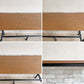 アルファクラフト ALFA CRAFT オーダー カウンターテーブル W166cm 木製天板 × アイアン脚 ガス管 インダストリアル ビンテージスタイル ●