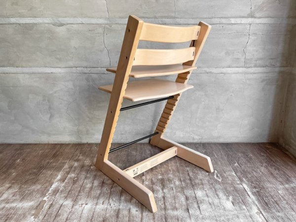 ストッケ STOKKE トリップトラップ TRIPP TRAPP ベビーチェア キッズチェア S/N4～ ホワイトウォッシュ ノルウェー 北欧家具♪