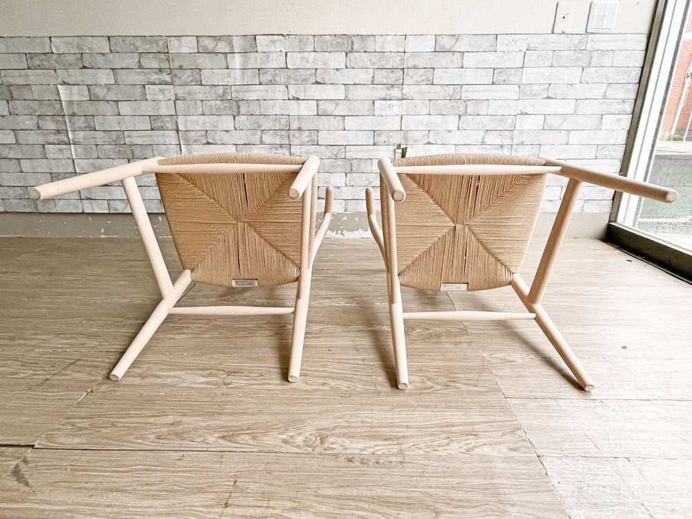 カールハンセン＆サン Carl Hansen & Son CH24 Yチェア 2脚セット ビーチ材 ソープフィニッシュ ハンス・J・ウェグナー 北欧 箱付 定価￥173,800- ●