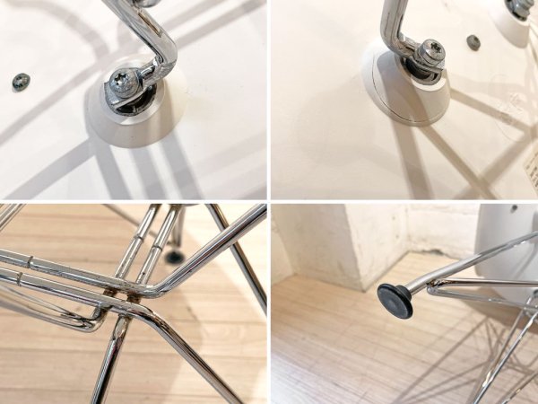 ヴィトラ vitra サイド シェルチェア ポリプロピレン製 シートパット付き ブルー エッフェルベース C&R イームズ Eames ミッドセンチュリー ★