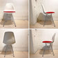 ヴィトラ vitra サイド シェルチェア ポリプロピレン製 シートパット付き レッド エッフェルベース C&R イームズ Eames ミッドセンチュリー ★