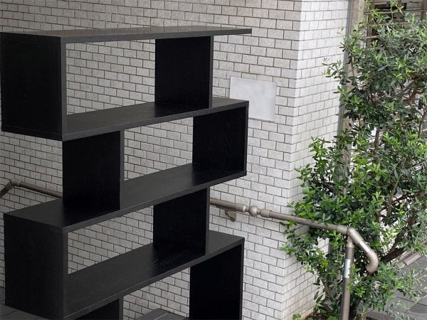 ザ コンランショップ THE CONRAN SHOP バランスシェルフ BALANCE SHELVING ブラック テレンス・コンラン オープンシェルフ イタリアンモダン ■