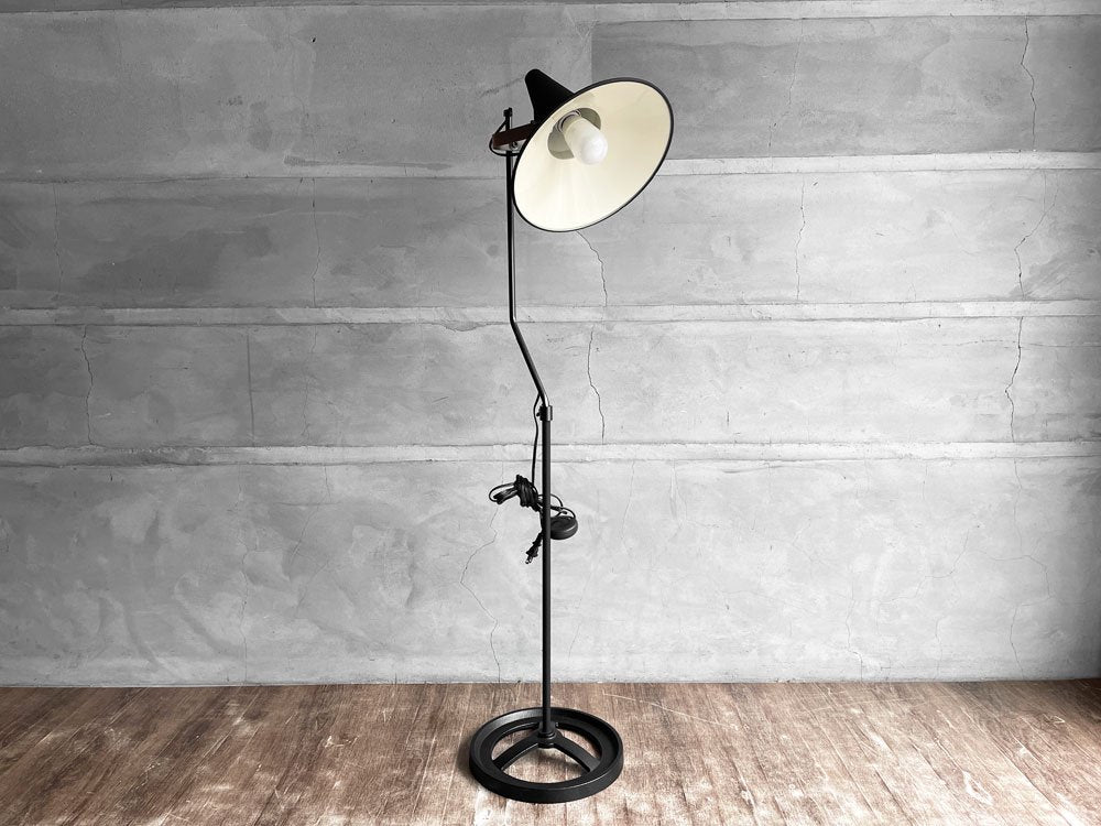 ディクラッセ DI CLASSE スタジオD フロアランプ Studio D floor lamp 伸長式 定価41,800円 インダストリアル 廃番♪