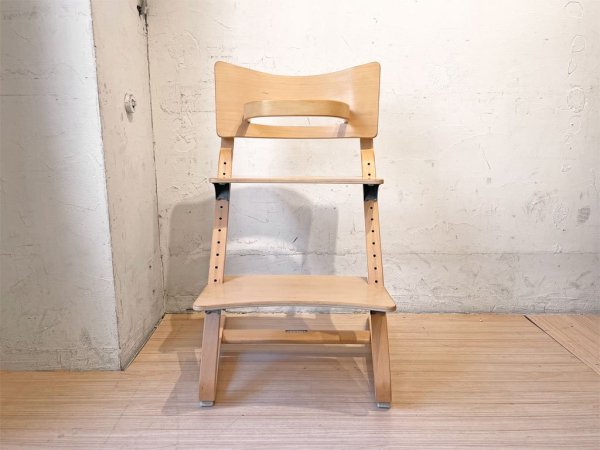 リエンダー Leander ハイチェア HIGH CHAIR ベビーチェア チャイルドチェア 子供椅子 ブナ材 ヨーロッパビーチ材 ナチュラル デンマーク サポートクッション付き ★