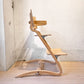 リエンダー Leander ハイチェア HIGH CHAIR ベビーチェア チャイルドチェア 子供椅子 ブナ材 ヨーロッパビーチ材 ナチュラル デンマーク サポートクッション付き ★