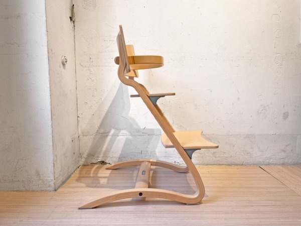 リエンダー Leander ハイチェア HIGH CHAIR ベビーチェア チャイルドチェア 子供椅子 ブナ材 ヨーロッパビーチ材 ナチュラル デンマーク サポートクッション付き ★