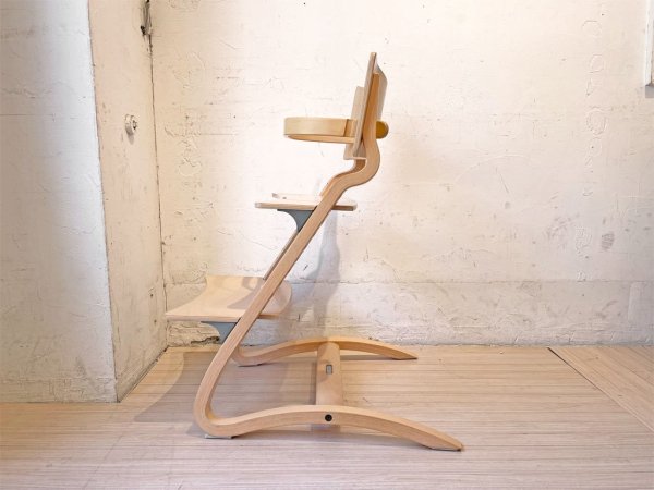 リエンダー Leander ハイチェア HIGH CHAIR ベビーチェア チャイルドチェア 子供椅子 ブナ材 ヨーロッパビーチ材 ナチュラル デンマーク サポートクッション付き ★