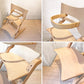 リエンダー Leander ハイチェア HIGH CHAIR ベビーチェア チャイルドチェア 子供椅子 ブナ材 ヨーロッパビーチ材 ナチュラル デンマーク サポートクッション付き ★