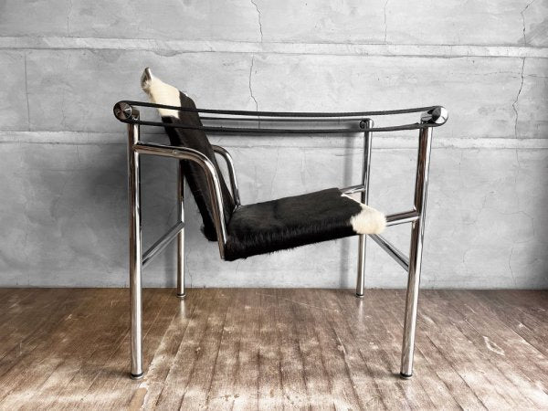 ル・コルビュジェ Le Corbusier LC1 スリングチェア リプロダクト ポニースキン ハラコ ♪