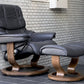 エコーネス EKORNES ストレスレスチェア Stressless レノ RENO Sサイズ リクライニングチェア オットマンセット 北欧 ノルウェー ■