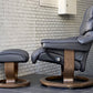 エコーネス EKORNES ストレスレスチェア Stressless レノ RENO Sサイズ リクライニングチェア オットマンセット 北欧 ノルウェー ■