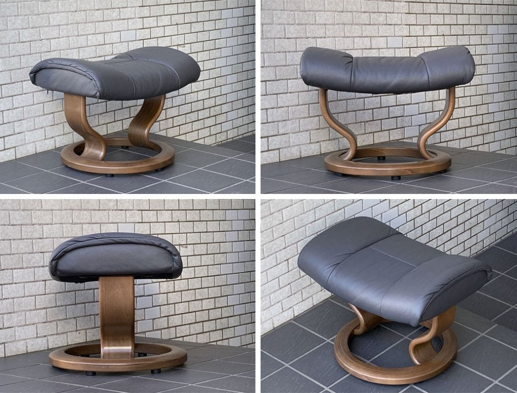 エコーネス EKORNES ストレスレスチェア Stressless レノ RENO Sサイズ リクライニングチェア オットマンセット 北欧 ノルウェー ■