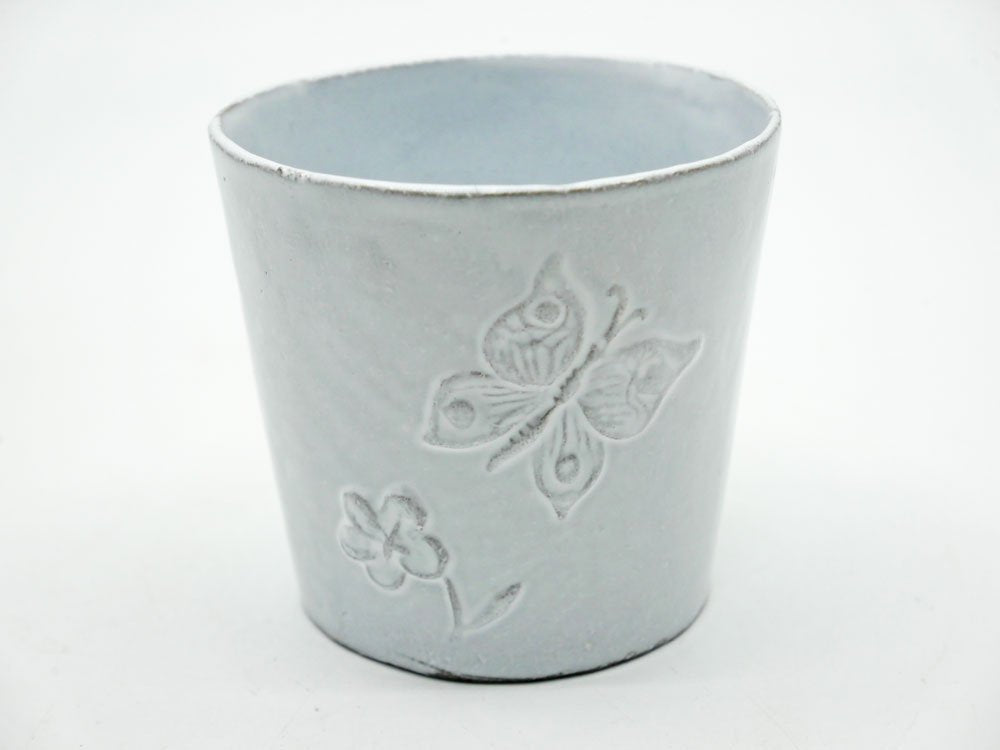 アスティエ・ド・ヴィラット Astier de Villatte フルール Fleurs カップ Φ7.5cm スズラン ナタリー・レテ 定価14,300- フランス ●