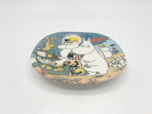 アラビア ARABIA ムーミン Moomin 日曜日の散歩 Sunday stroll プレート 飾り皿 1999-2005 廃番 フィンランド 北欧食器 A ●