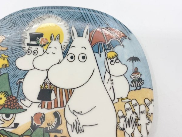 アラビア ARABIA ムーミン Moomin 日曜日の散歩 Sunday stroll プレート 飾り皿 1999-2005 廃番 フィンランド 北欧食器 A ●