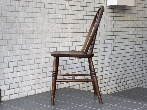 UKビンテージ UK Vintage ウィンザーチェア ダイニングチェア エルム材 英国家具 ■