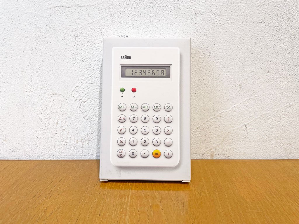 ブラウン BRAWN カリキュレーター 電卓 BNE001WH ホワイト ET66復刻盤 ディーター・ラムス ドイツ 箱・説明書付き ★