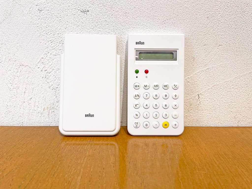ブラウン BRAWN カリキュレーター 電卓 BNE001WH ホワイト ET66復刻盤 ディーター・ラムス ドイツ 箱・説明書付き ★