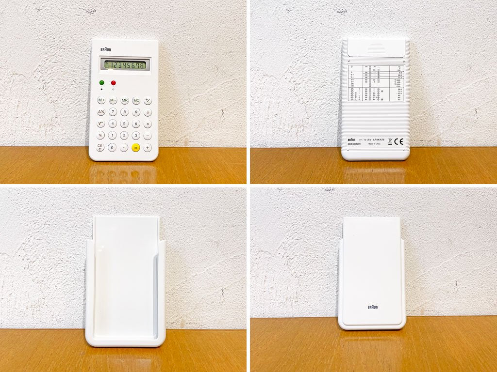 ブラウン BRAWN カリキュレーター 電卓 BNE001WH ホワイト ET66復刻盤 ディーター・ラムス ドイツ 箱・説明書付き ★