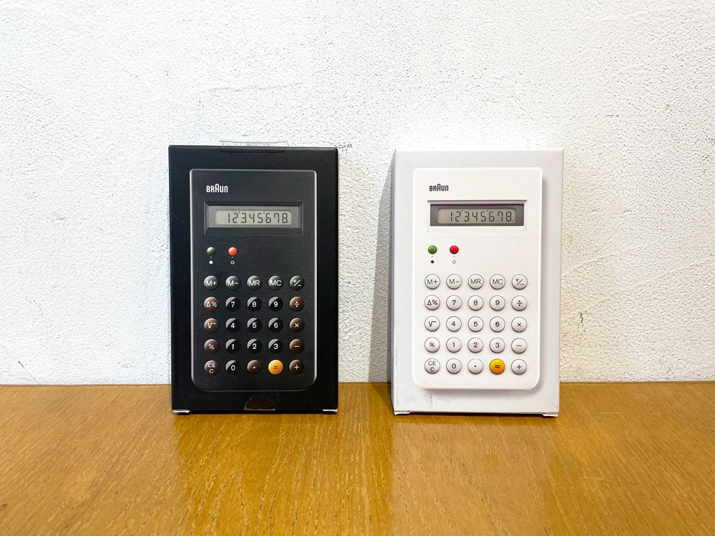 ブラウン BRAWN カリキュレーター 電卓 BNE001WH ホワイト ET66復刻盤 ディーター・ラムス ドイツ 箱・説明書付き ★