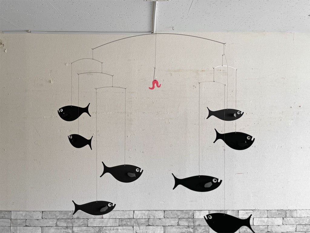 フレンステッド・モビール Flensted Mobiles 魚の群れ Shoal of Fish 30 モビール キネティックアート 知育玩具 デンマーク ●