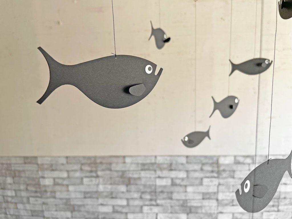 フレンステッド・モビール Flensted Mobiles 魚の群れ Shoal of Fish 30 モビール キネティックアート 知育玩具 デンマーク ●