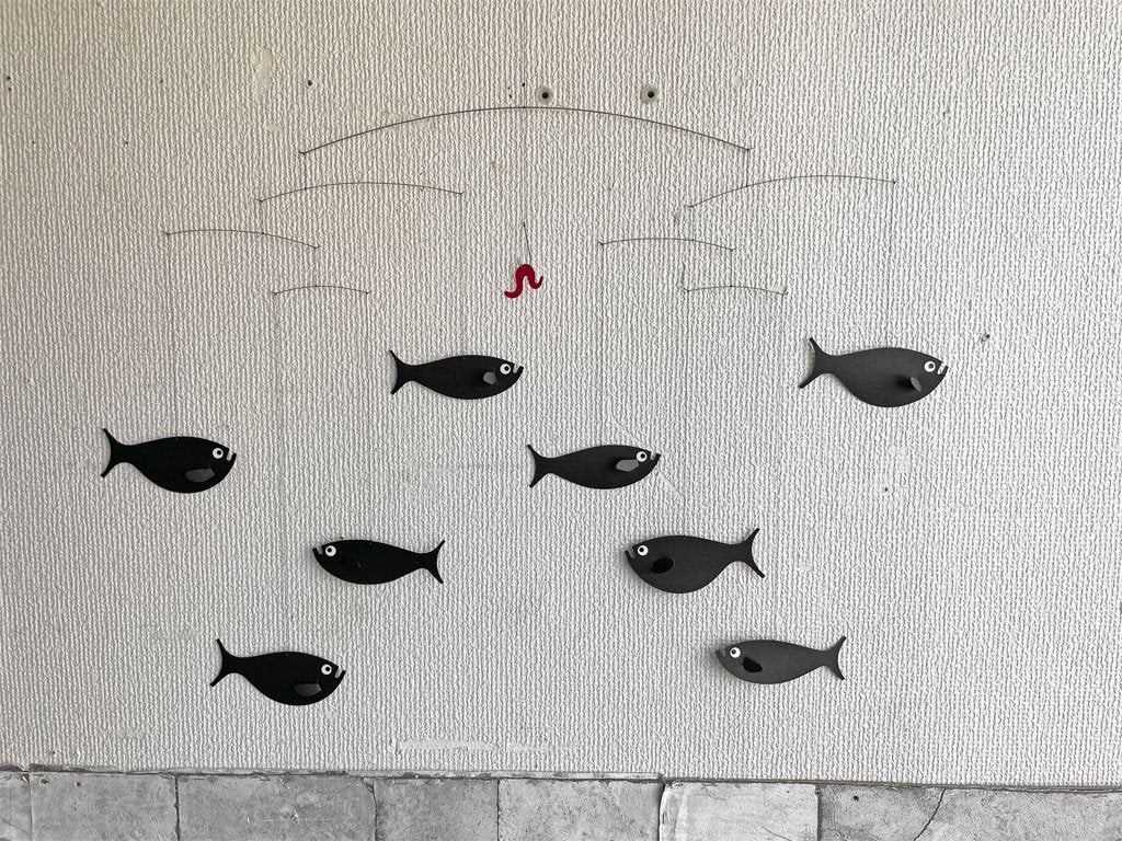 フレンステッド・モビール Flensted Mobiles 魚の群れ Shoal of Fish 30 モビール キネティックアート 知育玩具 デンマーク ●