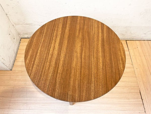 ノル Knoll ビンテージ ラウンド サイドテーブル Vintage Round Side table 3本脚 ミッドセンチュリー デコラトップ ★