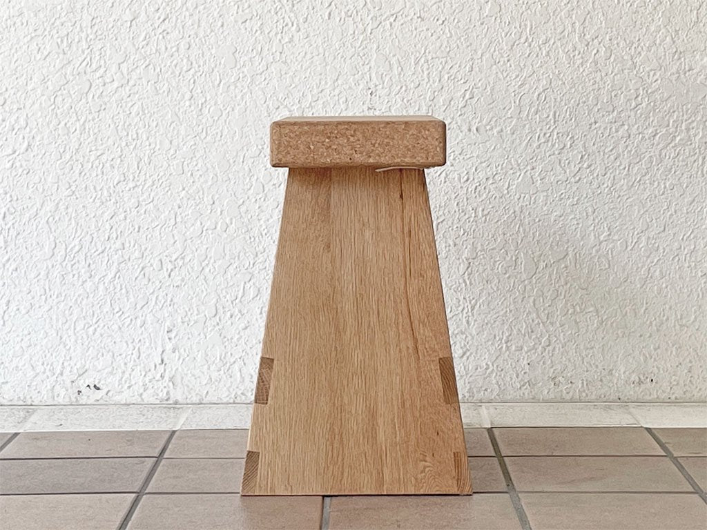 イデー IDEE FUMIDAI Stool Natural オーク材×コルク BIG-GAME デザイン 踏み台 スツール サイドテーブル ◇