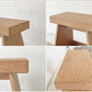 イデー IDEE FUMIDAI Stool Natural オーク材×コルク BIG-GAME デザイン 踏み台 スツール サイドテーブル ◇