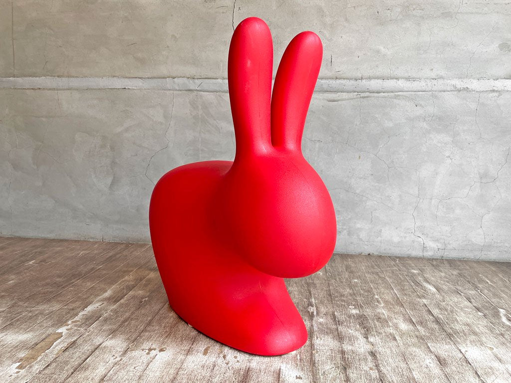 キーブー qeeboo ベビーラビットチェア Rabbit Baby Chair レッド キッズチェア イタリア製 ステファノ・ジョバンノーニ♪