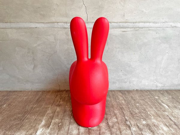 キーブー qeeboo ベビーラビットチェア Rabbit Baby Chair レッド キッズチェア イタリア製 ステファノ・ジョバンノーニ♪