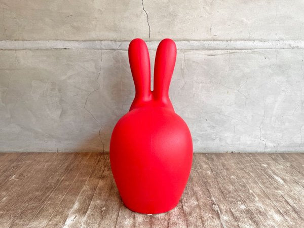 キーブー qeeboo ベビーラビットチェア Rabbit Baby Chair レッド キッズチェア イタリア製 ステファノ・ジョバンノーニ♪