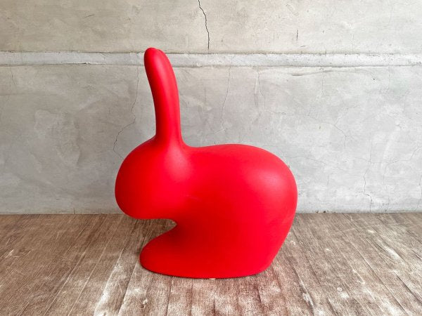 キーブー qeeboo ベビーラビットチェア Rabbit Baby Chair レッド キッズチェア イタリア製 ステファノ・ジョバンノーニ♪