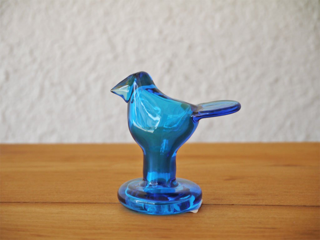 イッタラ iittala Birds by Toikka シエッポ 脚付き Sieppo ターコイズｘスカイブルー オイバ・トイッカ イッタラバード 箱付 SCOPE ◇