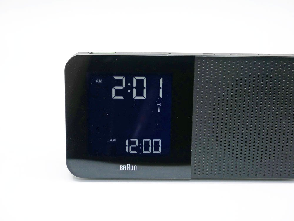 ブラウン BRAUN ラジオクロック Radio Clock ブラック BNC010 置時計 デジタル時計 アラーム AM/FMラジオ 液晶ライト ドイツ ●